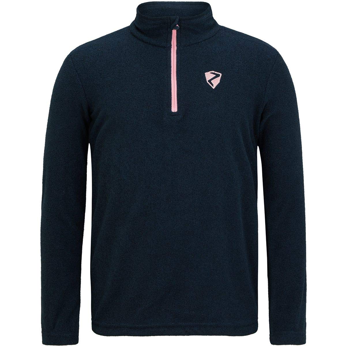 Ziener Unisex Children's Jamil Junior Ski Jumper, Ski Jumper, Functional Shirt, Long-Sleeved, Breathable