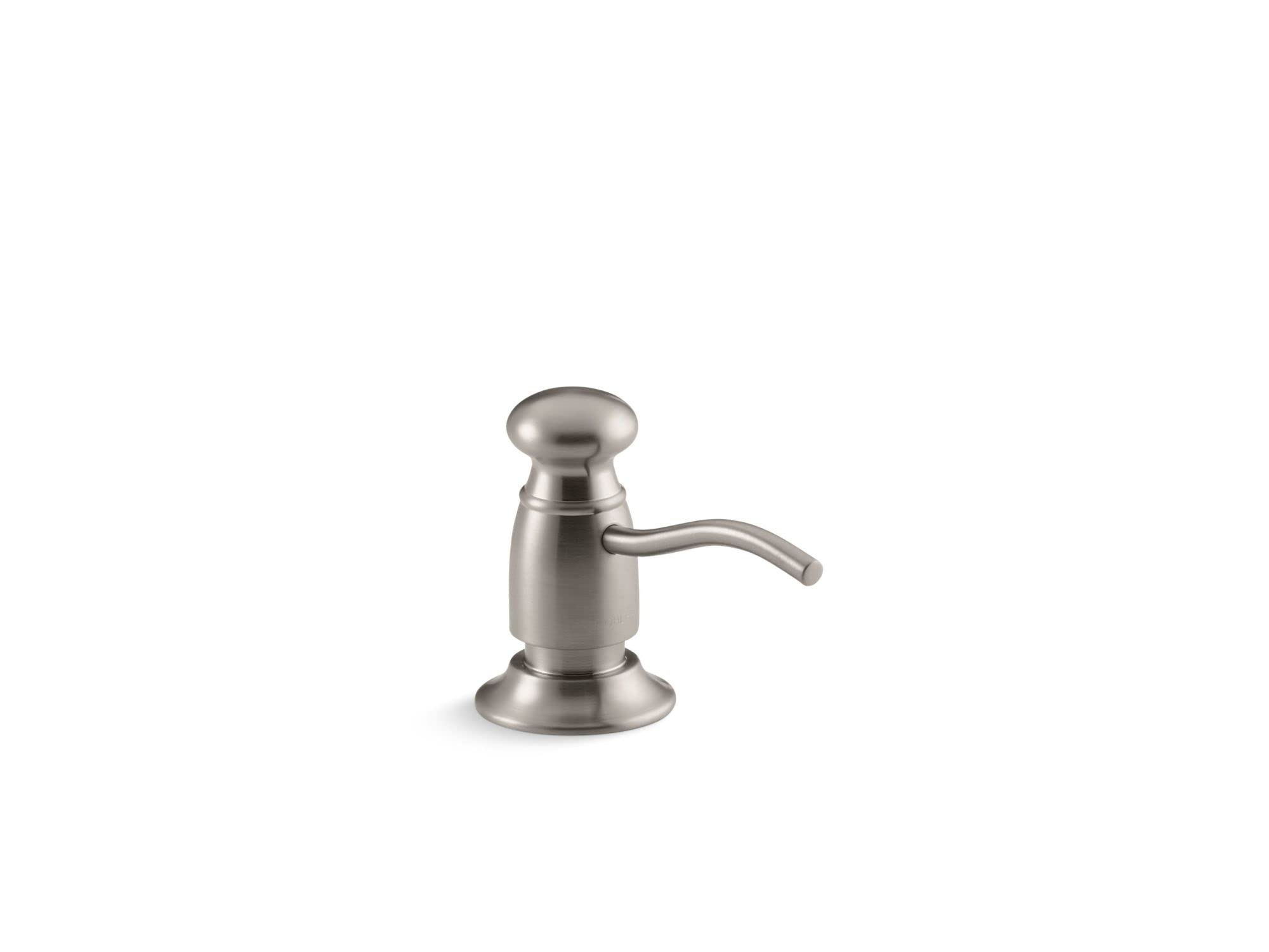 KOHLER K-1894-C-VS Soap or Lotion Dispenser with Traditional Design (Clam Shell Packed), Vibrant Stainless