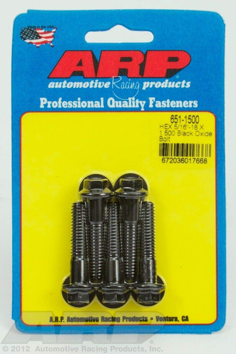 ARP (651-1500) Hex Oxide Bolt, Black