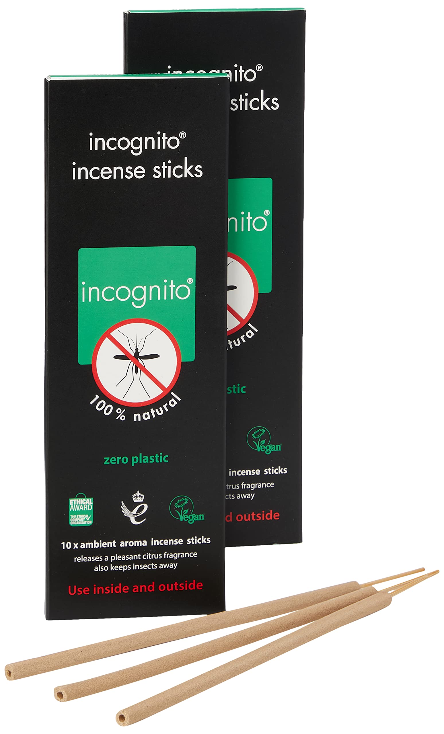 Incognito | Incense Sticks - 2 Pack | 2 x 10 sticks