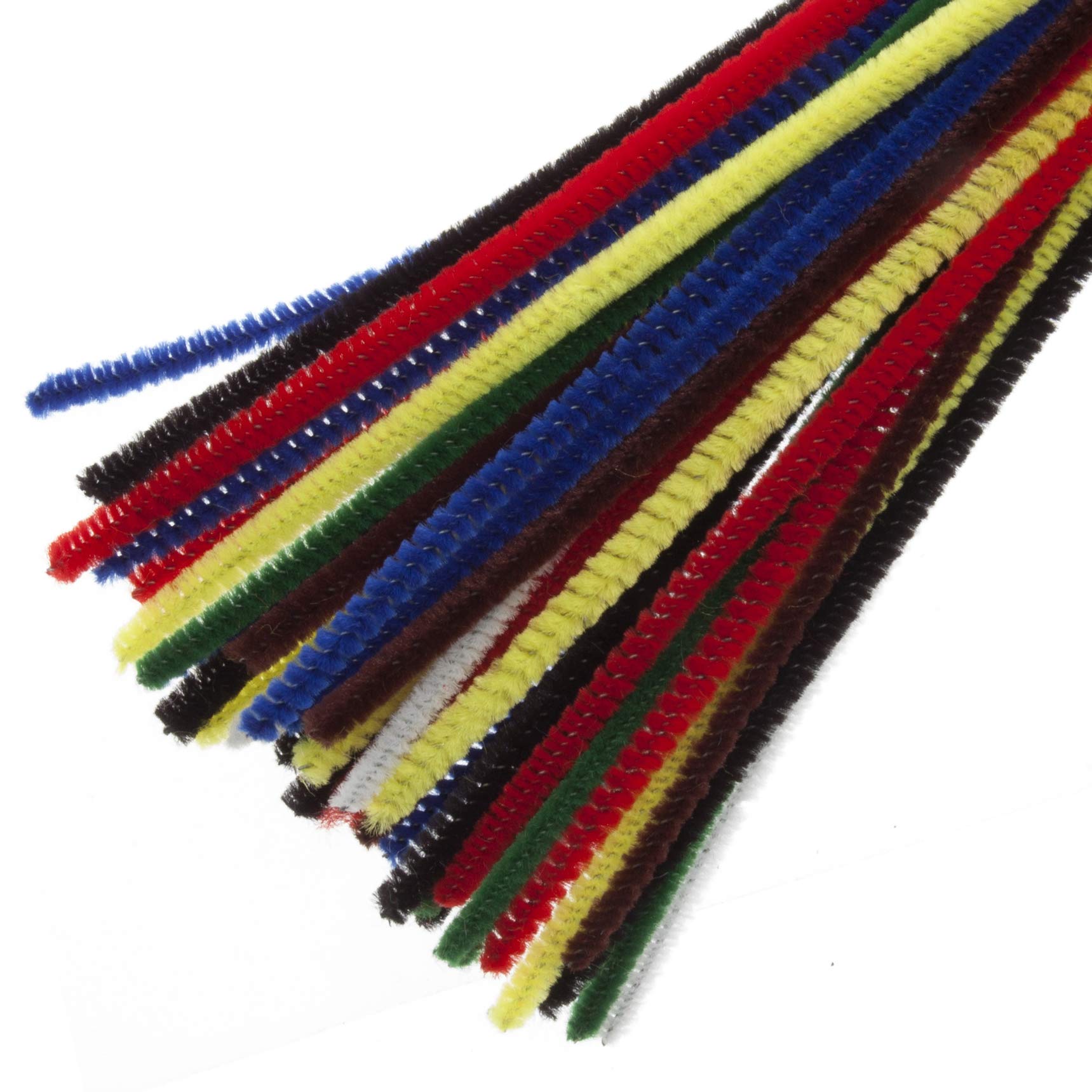 Trimits Chenille Pipe Cleaners, Pack of 30, 15cm x 4mm, Assorted Colours