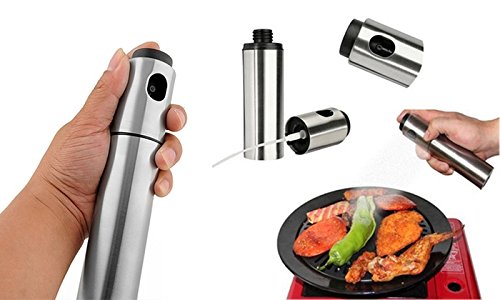 Ducomi Utilinox 135 ml Stainless Spray for Vinegar and Olive Oil Grey