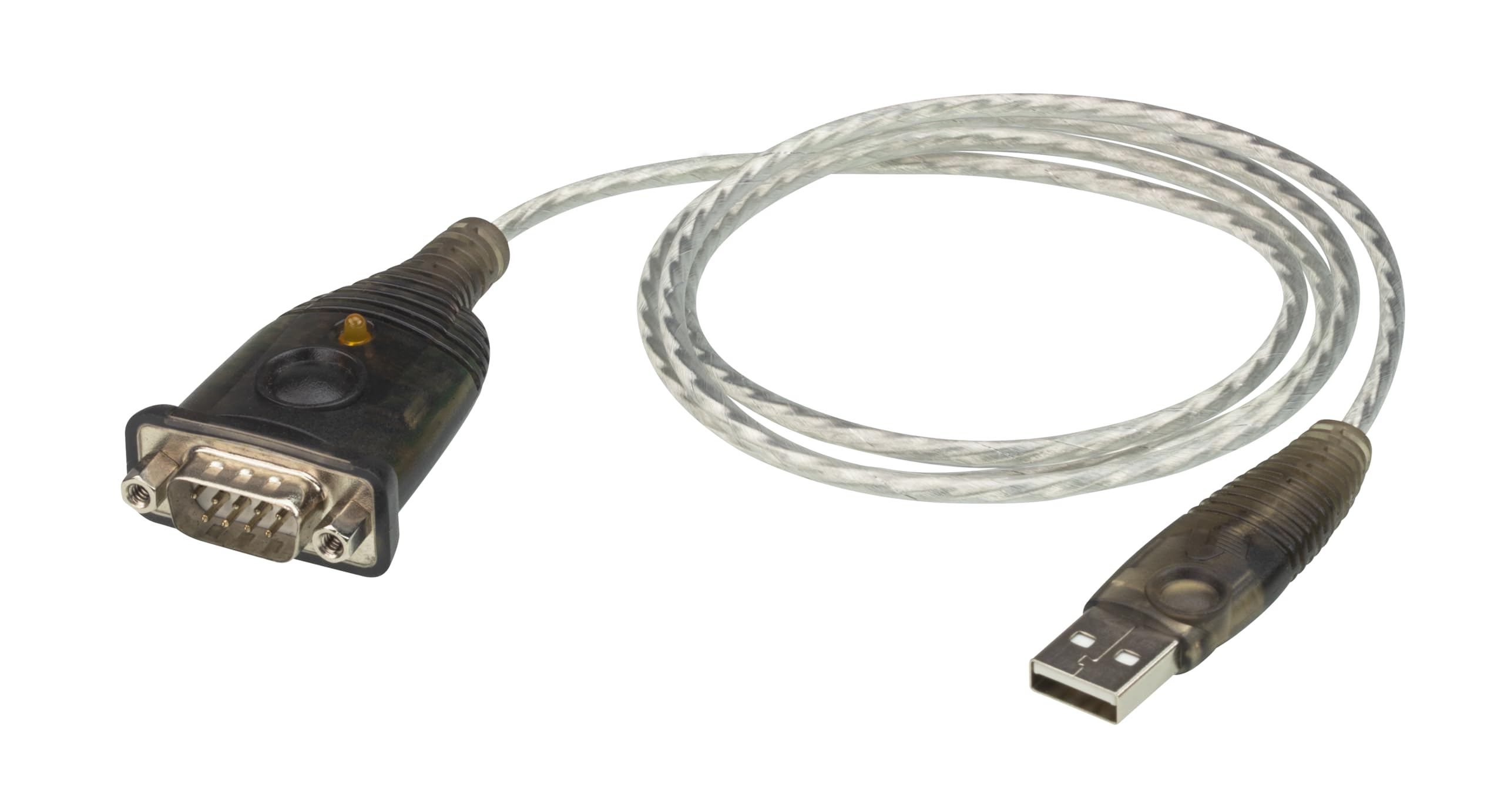 Aten UC232A1 cable interface/gender adapter USB A DB-9 Black,Silver