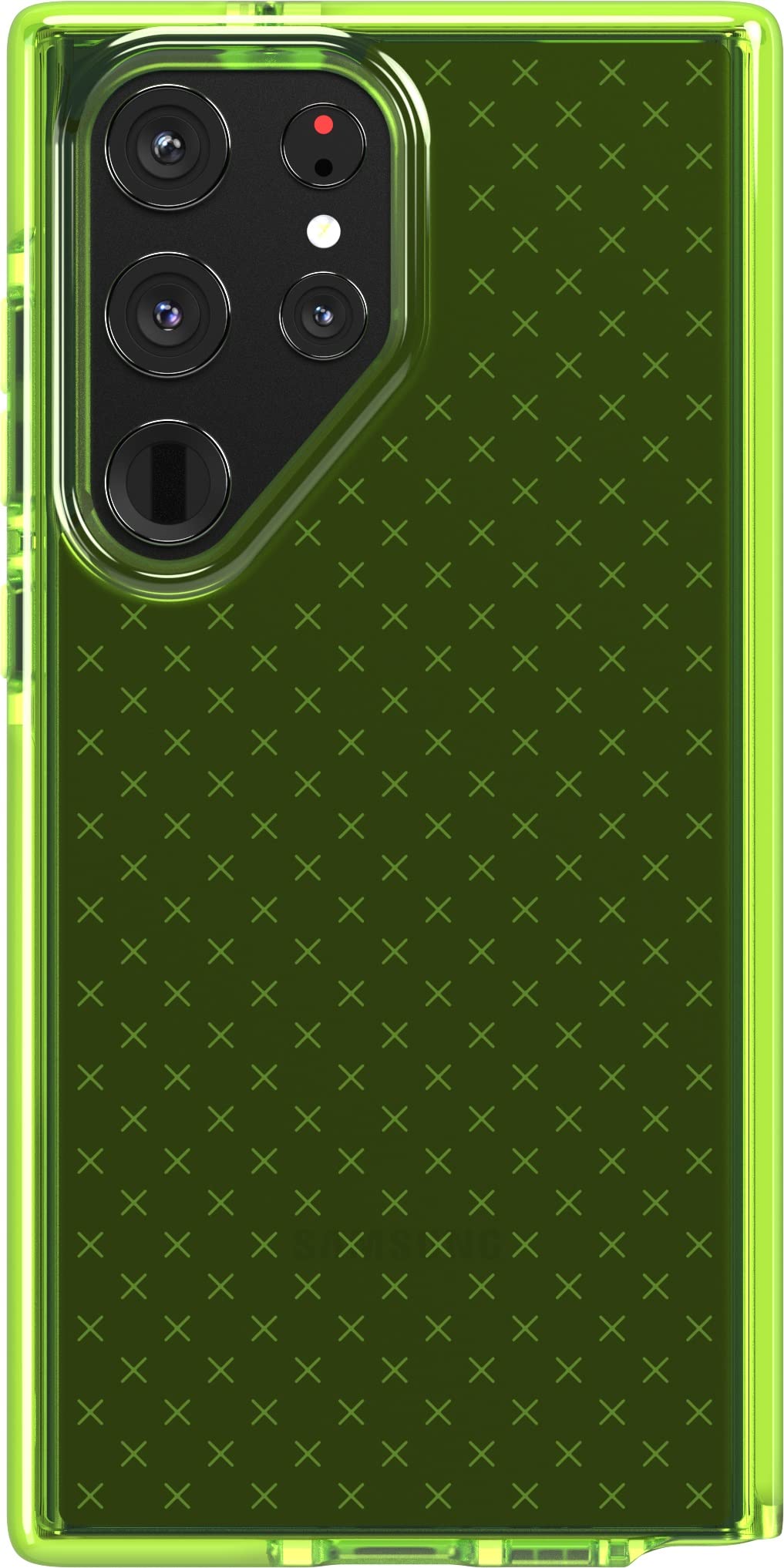 Tech21 Evo Check for Samsung Galaxy S23 Ultra - Lime 16ft Drop Protection Shockproof Shock-Resistant and Scratch-Resistant Phone Case