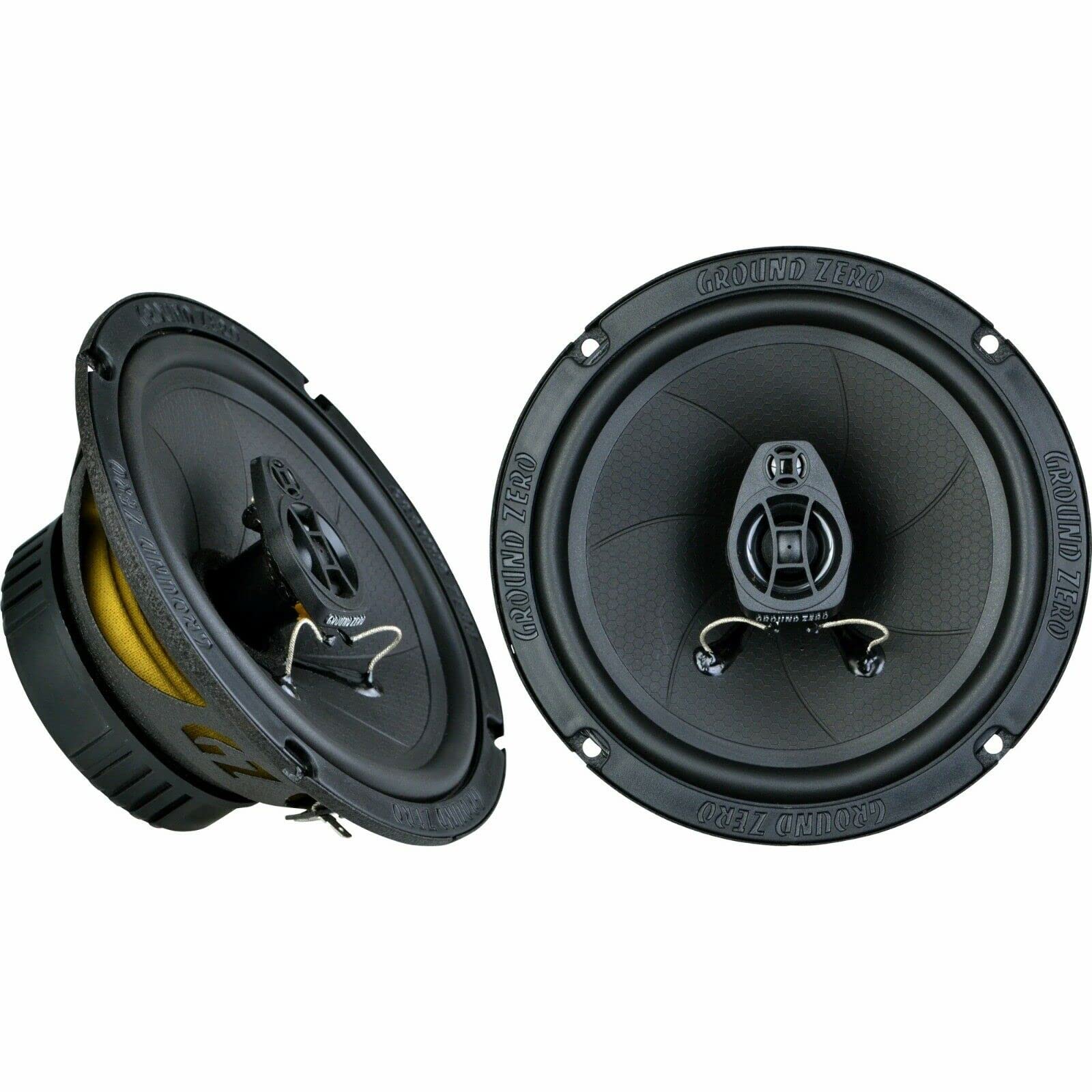 Ground Zero GZIF 2.5-6.5 inch 2-Way 120 Watt RMS: 80 Watt, Black sold in pairs