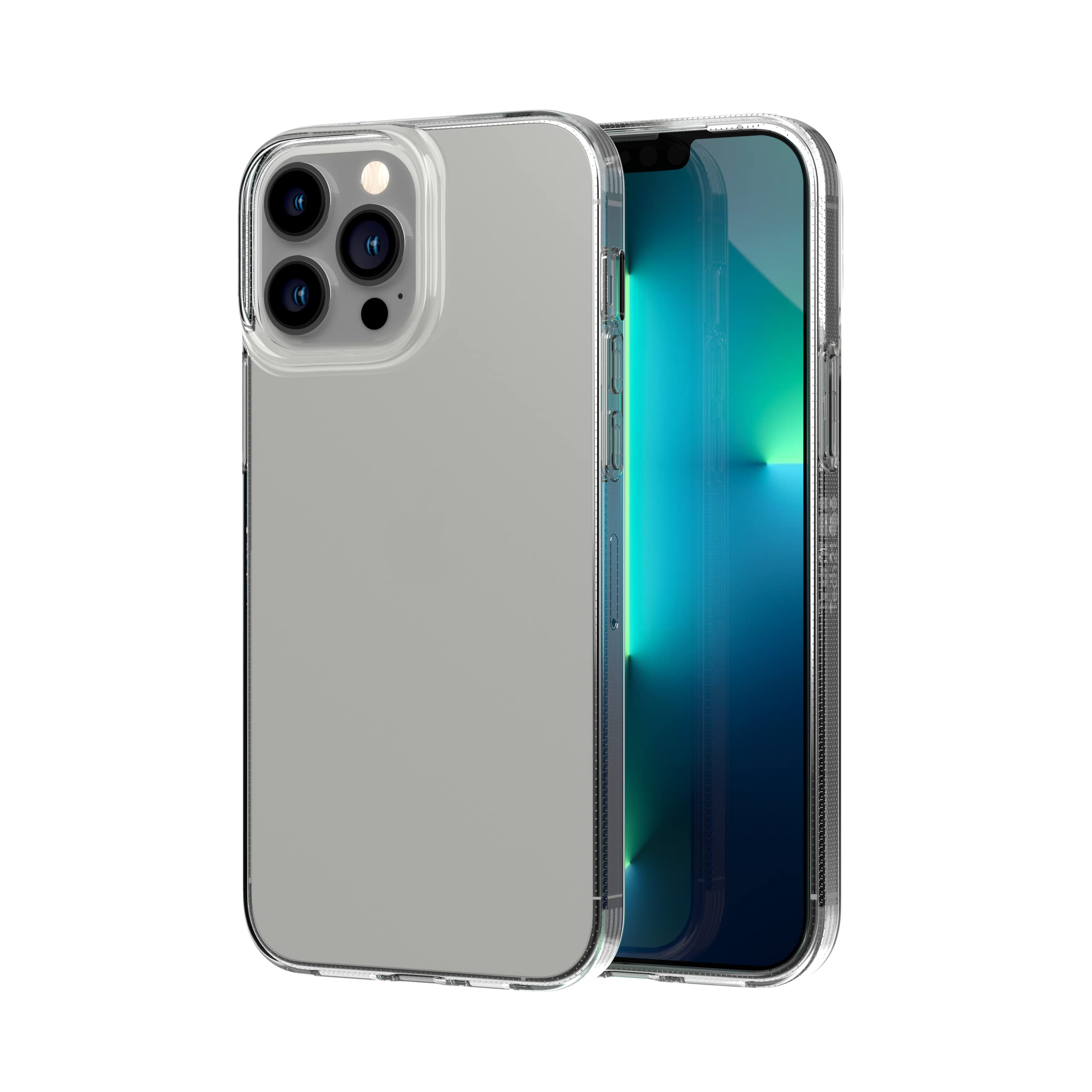 Tech21 T21-9166 Evo Lite for iPhone 13 Pro Max – Clear Everyday Case with 8ft Multi-Drop Protection