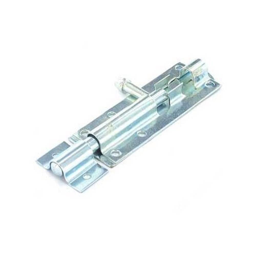 Merriway BH04292 Galvanised Heavy Duty Tower Bolt, 100mm (4 Inch), Silver