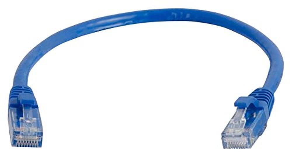 C2G 83164 3M BLUE Cat5e Ethernet RJ45 High Speed Network Cable, LAN Lead Cat5e Unshielded PVC UTP Patch Cable