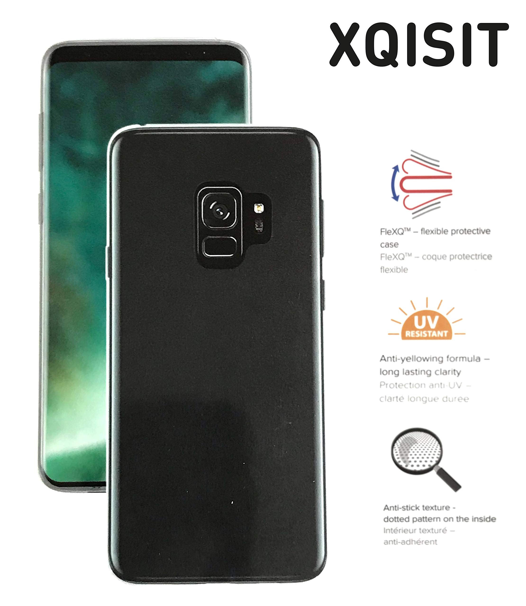 Xqisit Flex Case for Galaxy S9+ Clear
