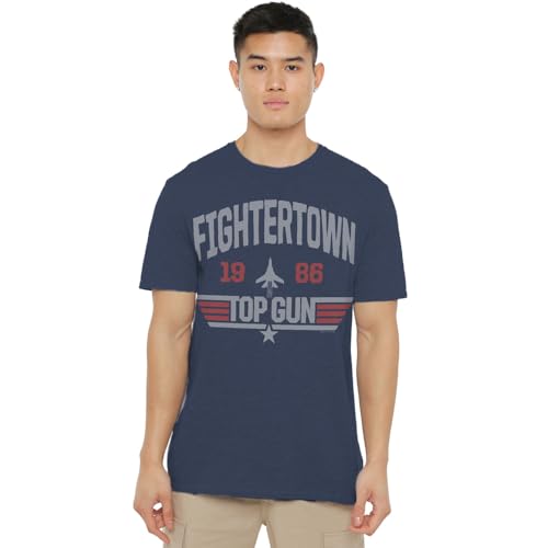 Top Gun The Fightertown Unisex T Shirt, Navy, XXX-Large