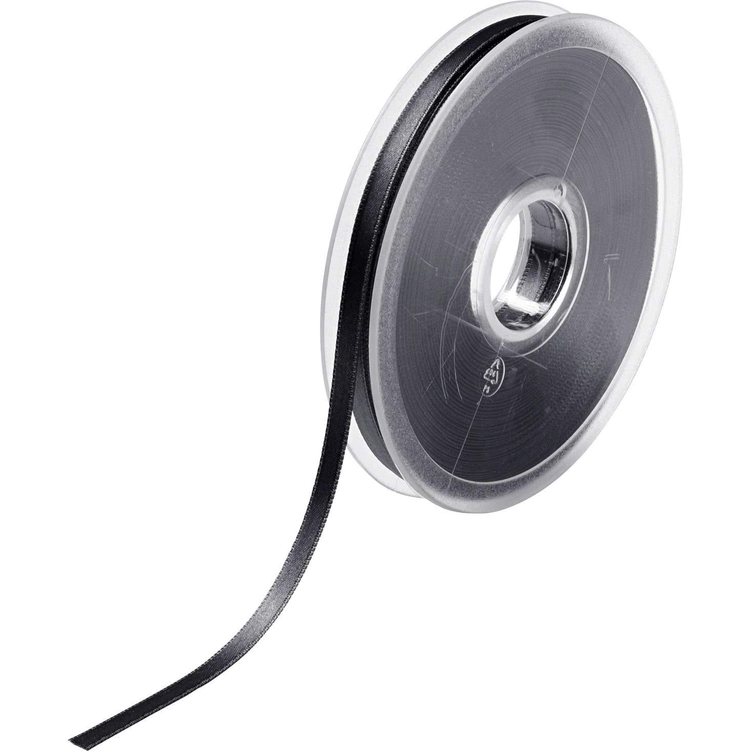 Prym Satin Ribbon 6 mm Silver, 100% Polyester