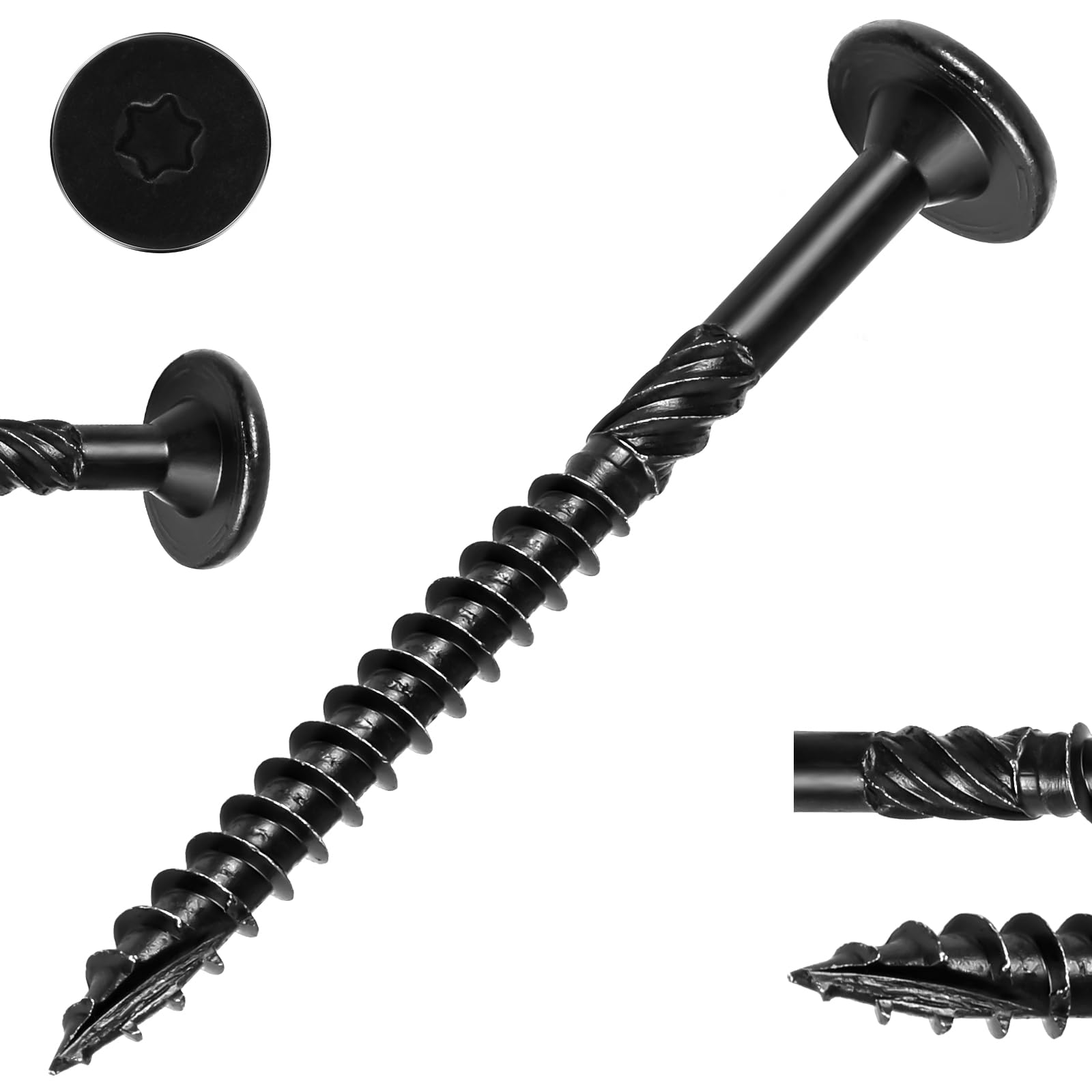Wood Screws (250, 8 Inch)