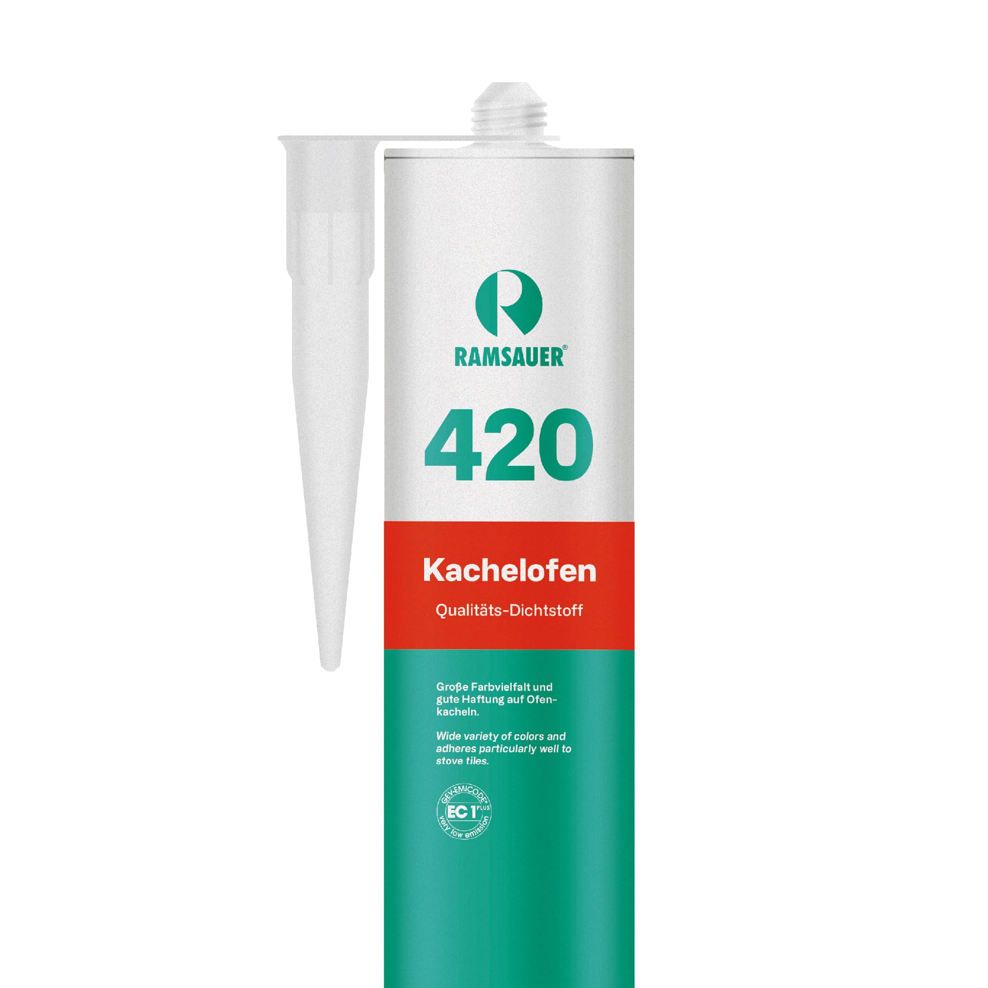 Ramsauer Kachelofen 420 Tiled Stove, Pure White