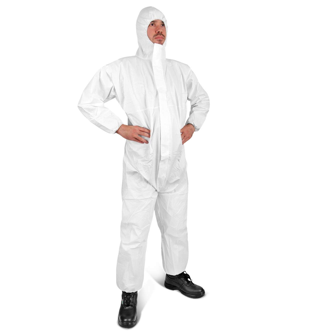 Beeswift – Vira Chem Premium Disposable Type5/6 Coverall Large White - Box of 20