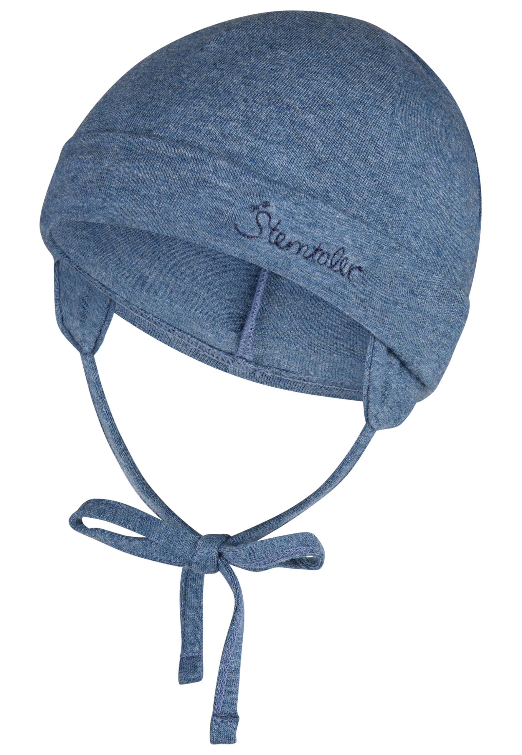 Sterntaler Unisex Ocs Melange Beanie Hat, Ink Blue Blend, 5 1/4