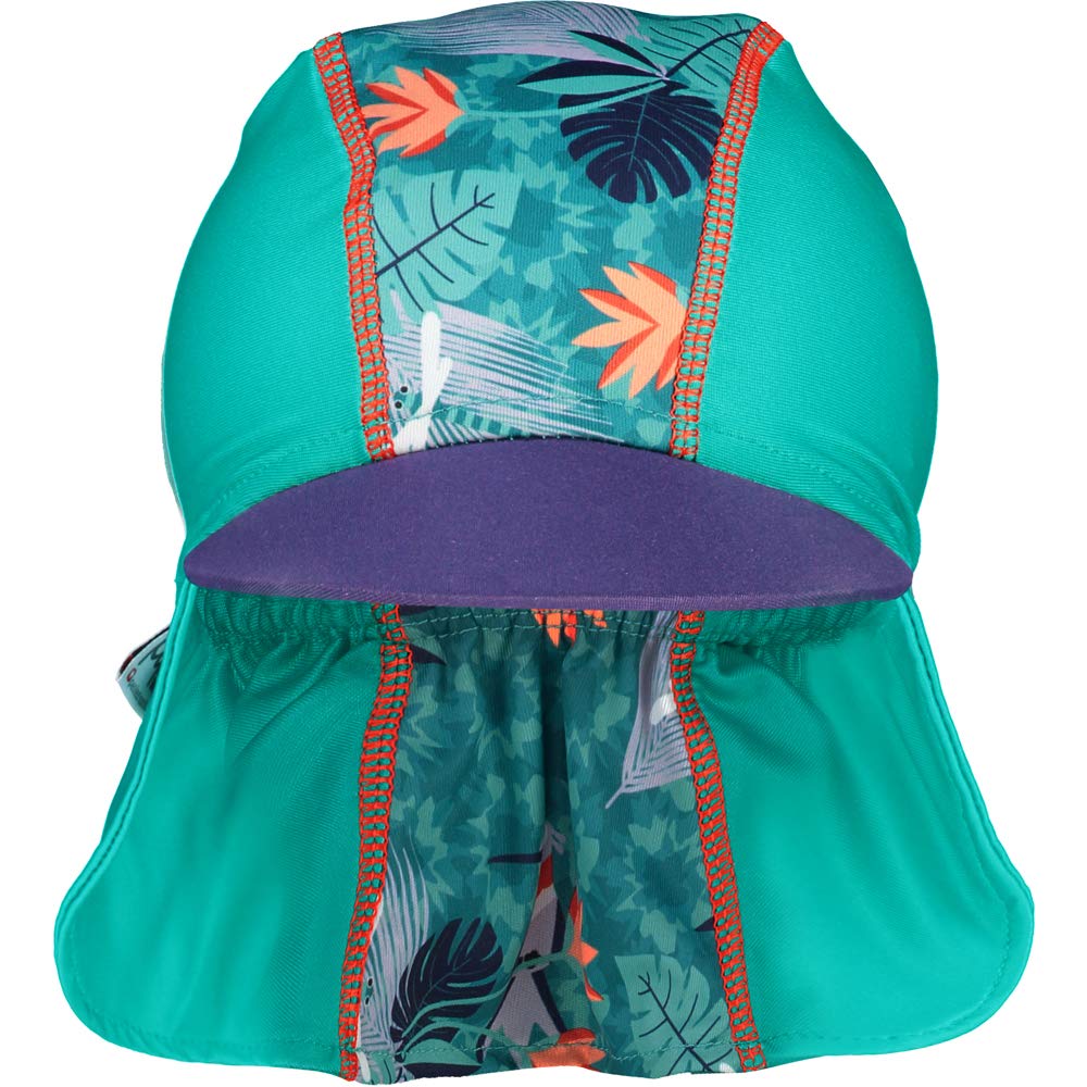 Close Pop-in 3 to 6 Months Old Legionnaires Kids Sun Hat UPF 50 plus Sun Protection Swim Cap Flap Hat Quick Drying with Neck Protection for Beach Seaside Pool Hummingbird