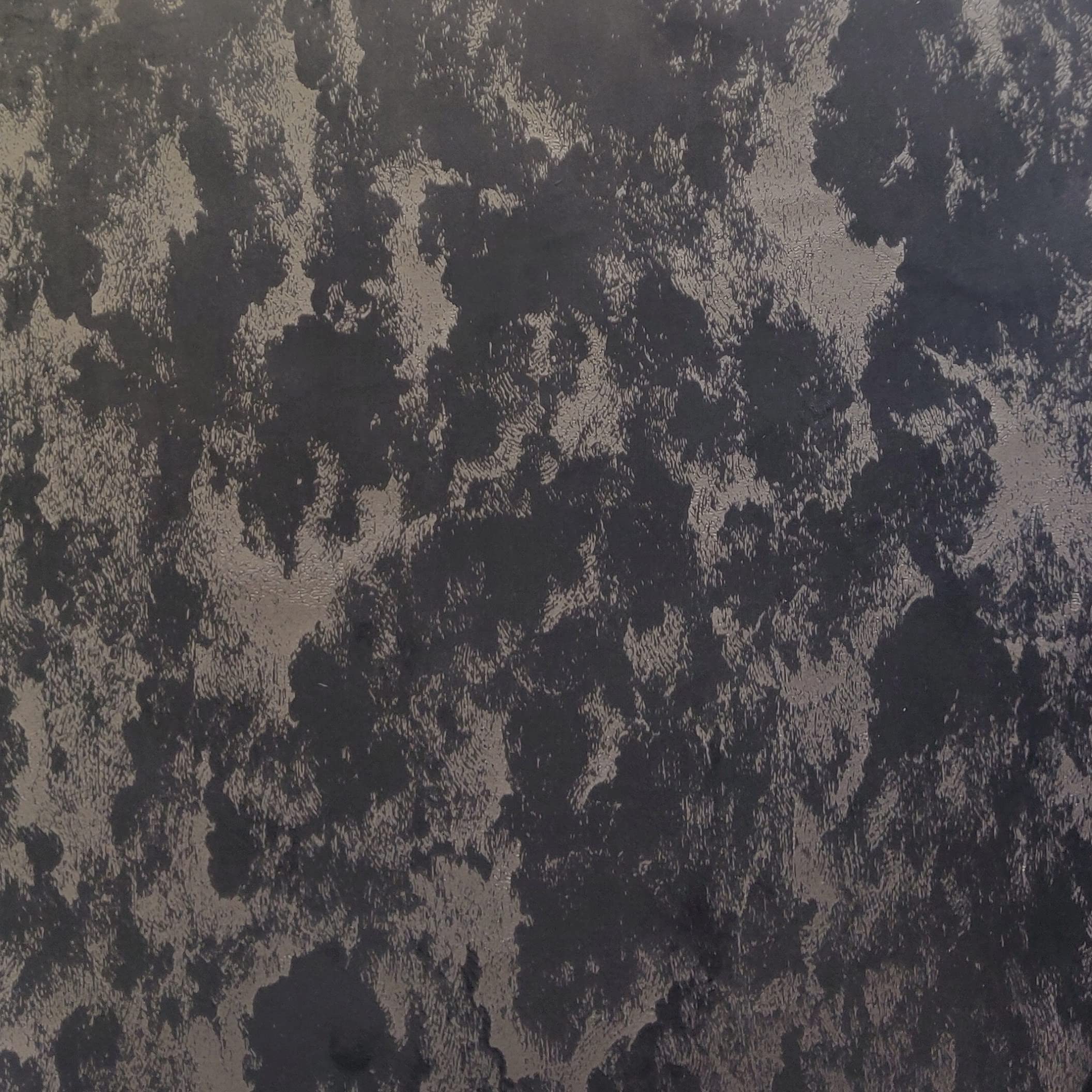 Avalon Vintage Velvet Fabric Material - Midnight, 1Mtr - 150cm x 100cm