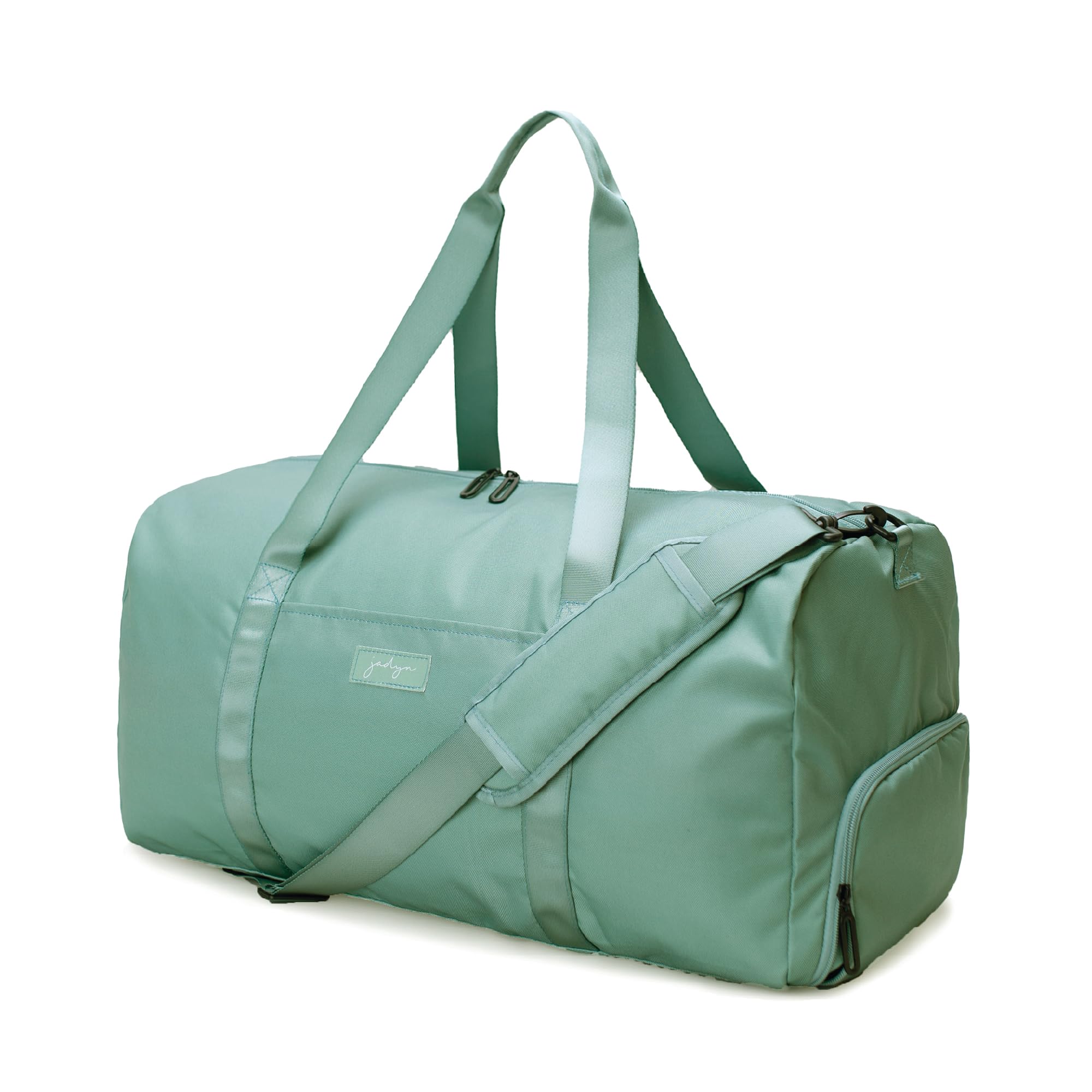 Jadyn 22" Women's Large Duffel/Weekender Bag with Shoe Pocket, Travel Bag, Sage Green, L, Weekender