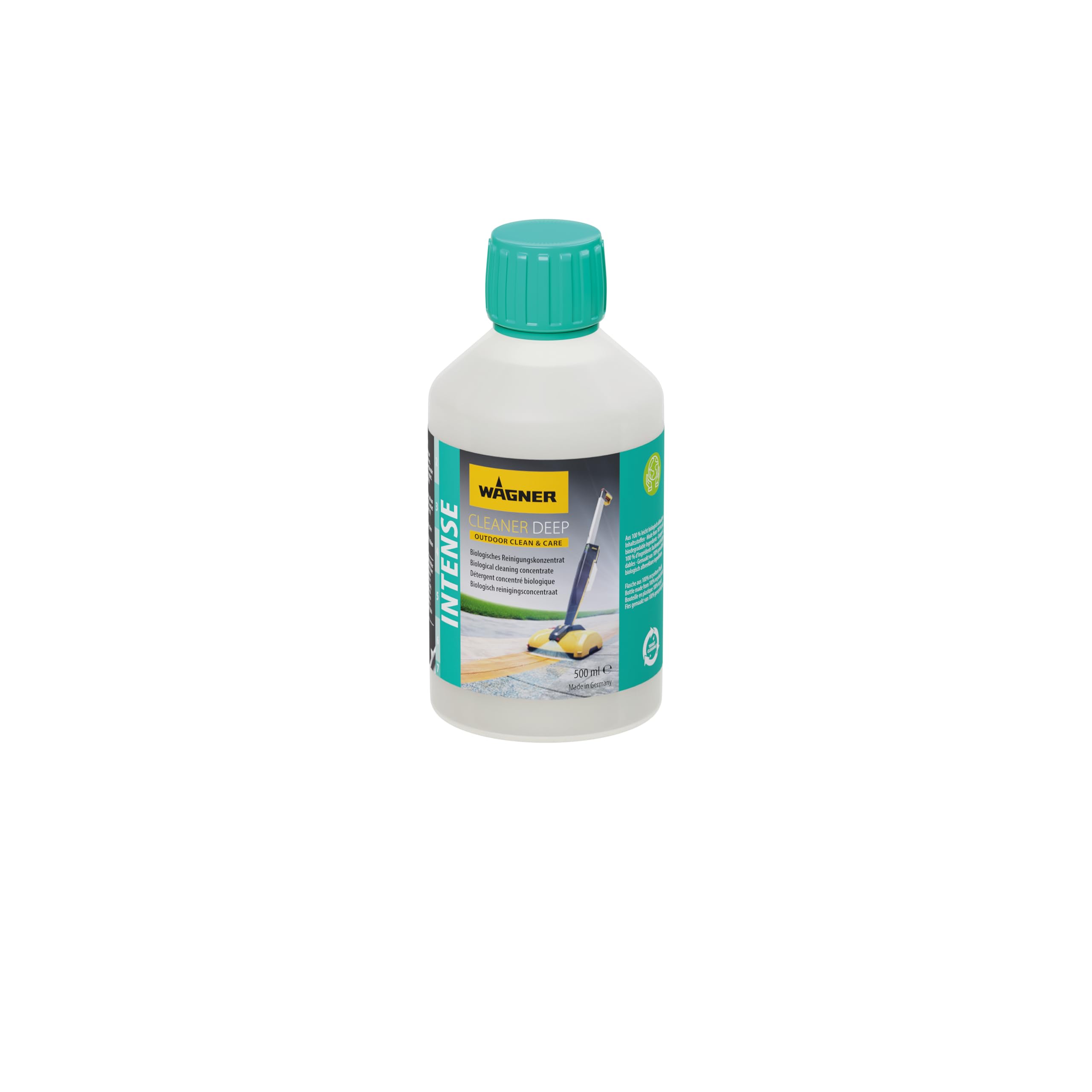 WAGNER Deep Cleaner, 500 ml - Concentrate for the basic cleaning of wood and stone surfaces in outdoor areas