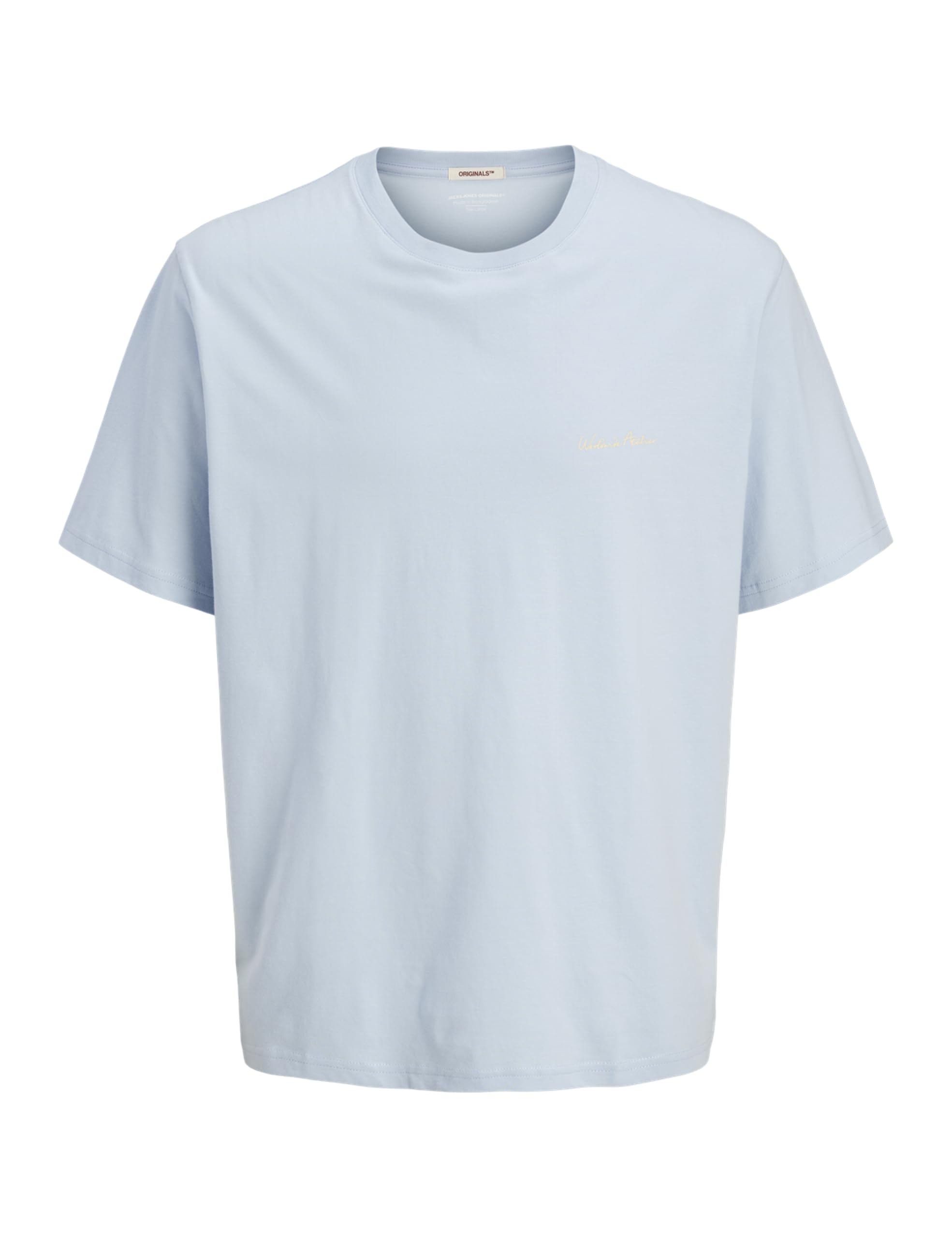 JACK & JONES Men's Joracapulco Photo Back Tee SS Crew Neck, Skyway, M