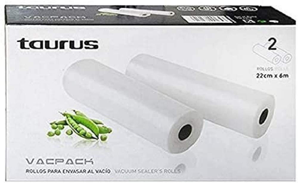 Taurus 999.184 – Set of Rolls for VacPack, 22 cm x 6 m