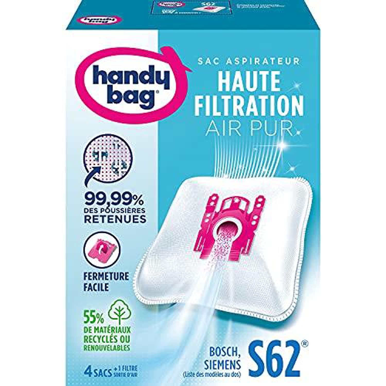 Vinyl Bag S62 Vacuum Cleaner Bags for Bosch BBS 6000