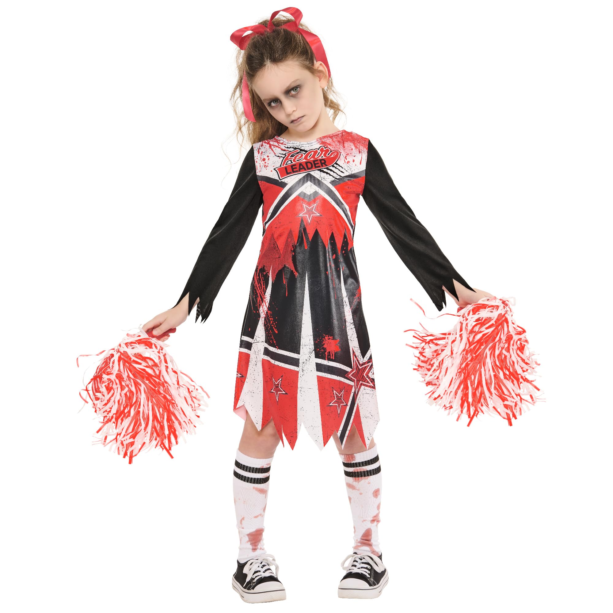 Rubies Official Zombie Cheerleader, Child's Fancy Dress, Size 9-10 Years Halloween