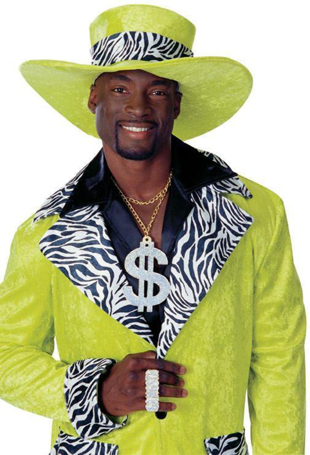 Rubie's Official Dollar Sign Necklace Bling Pimp Adult (One Size) Halloween Halloween