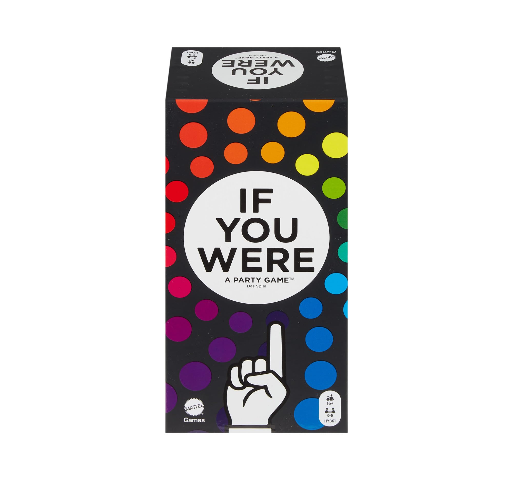 Mattel Games, If you were a Party Game, Card game , German version, HYB61