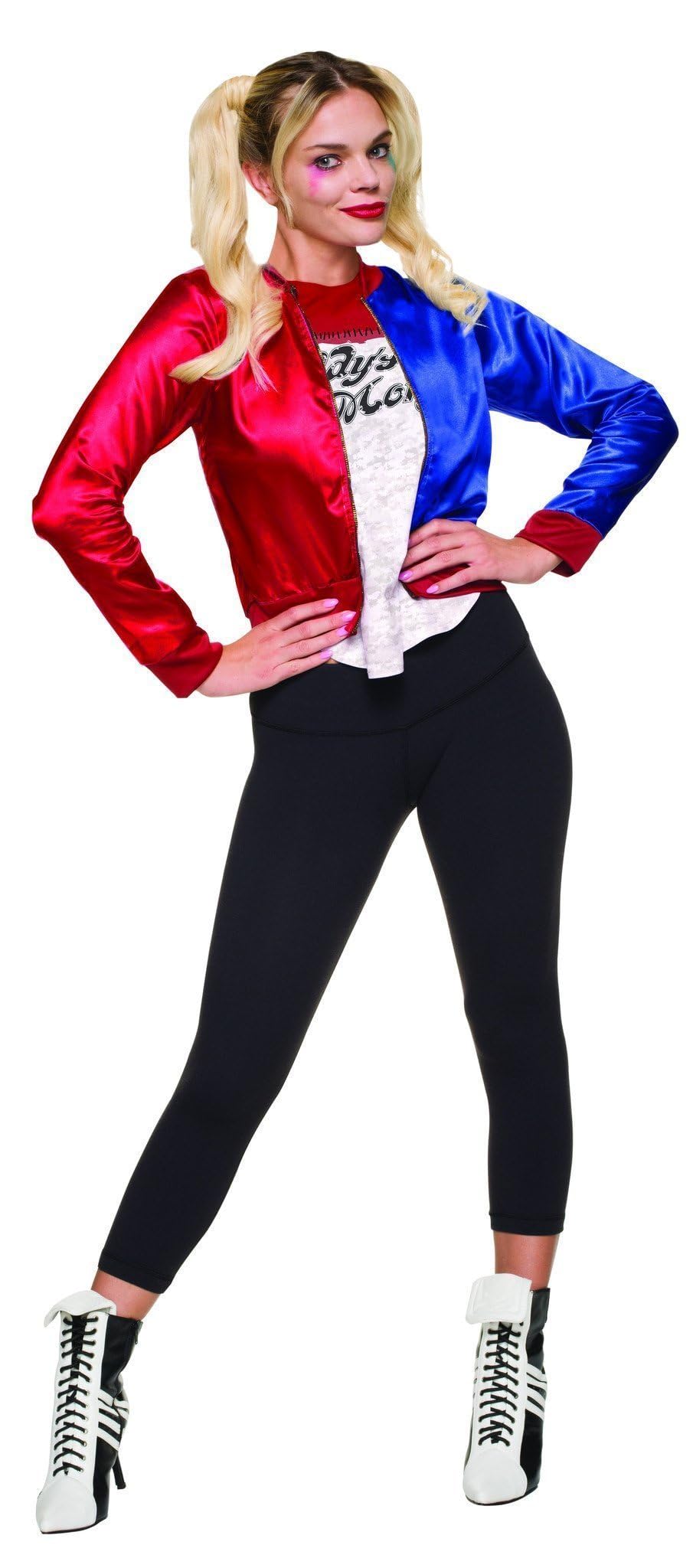 Generique - Harley Quinn jacket with t-shirt women- Large (UK 14/16)