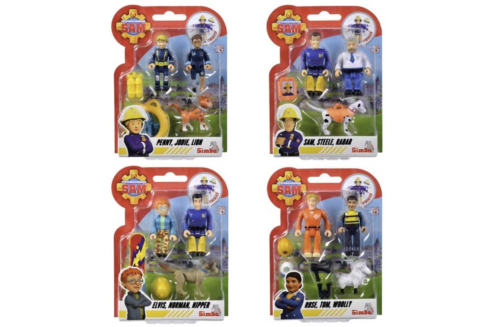 Sam Set of 2 Characters with Puppy and Accessories