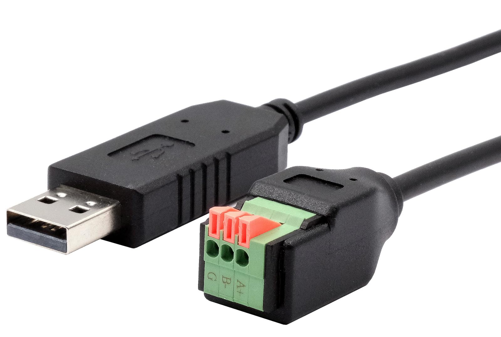 Exsys EX-13009 USB to 1x Serial RS-458 Cable with Terminal Block with Push Button