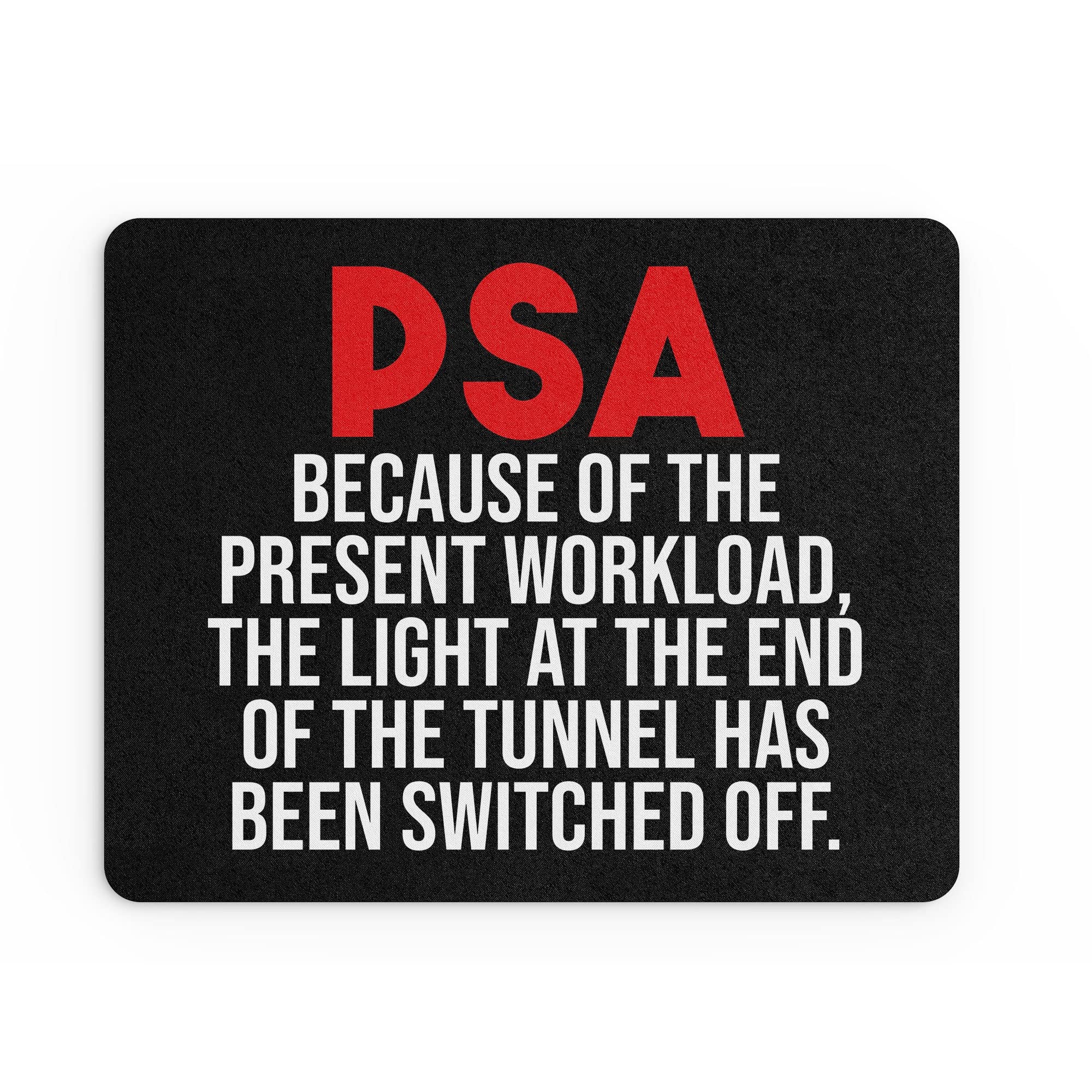 Tongue in Peach Funny Mouse Mat Office Work Mousepad Desk Accessories Computers Colleague Coworker Public Service Announcement Joke Banter l MM313