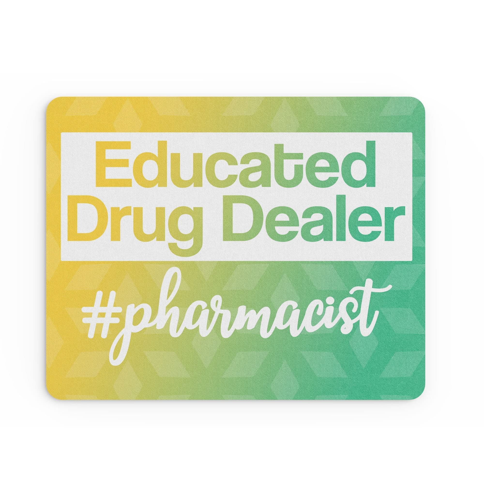 Tongue in Peach Funny Mouse Mat Office Work Mousepad Desk Accessories Computers Colleague Coworker Educated Drug Dealer Banter Pharmacist Joke | MM440