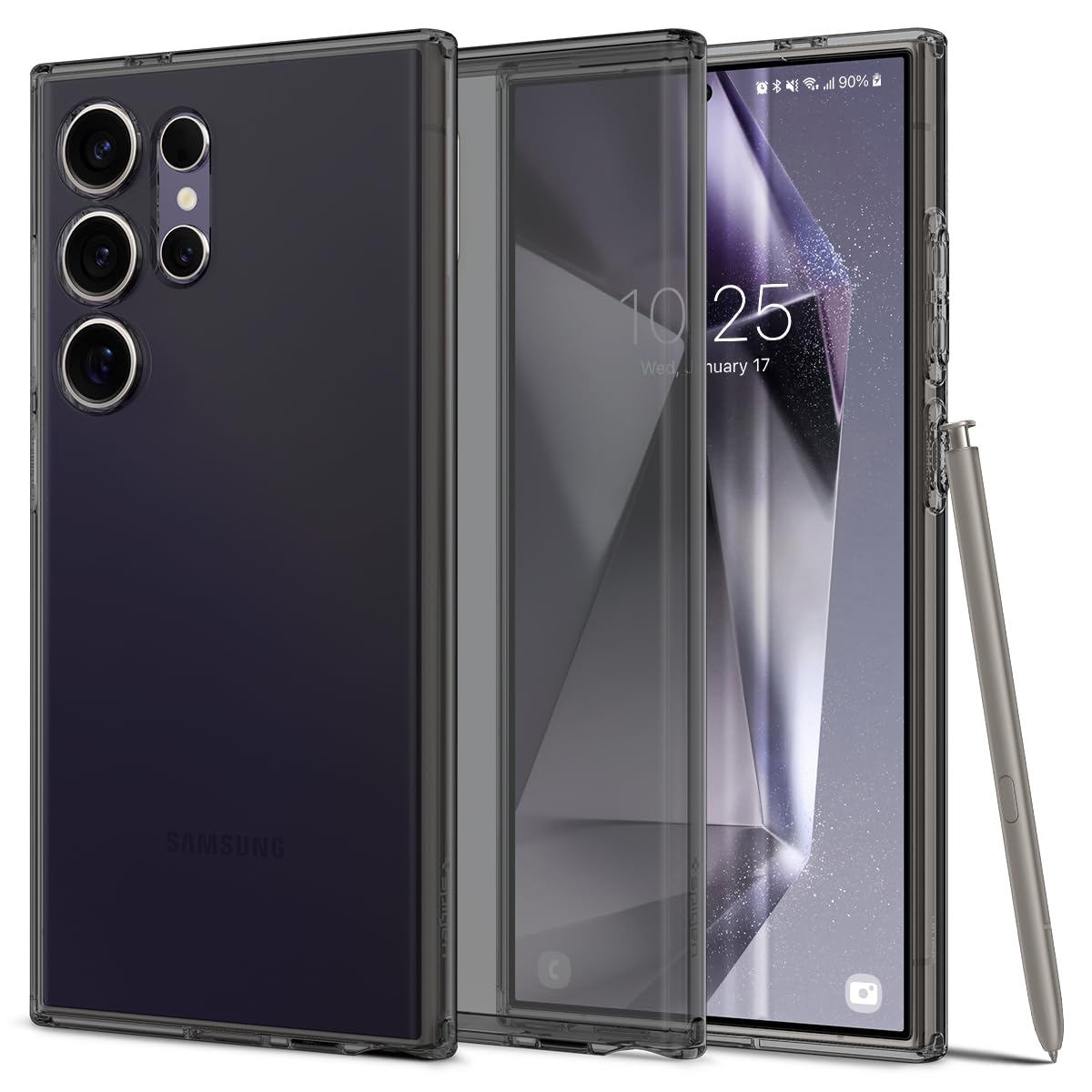 Spigen Liquid Crystal Case Compatible with Samsung Galaxy S24 Ultra - Space Crystal