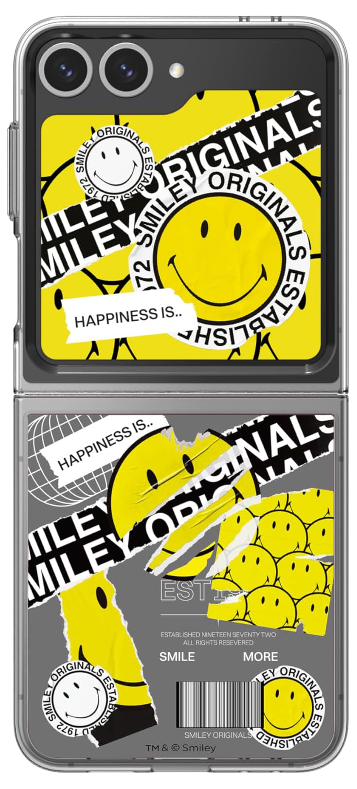 Samsung Smiley Flower Pattern Flipsuit Card