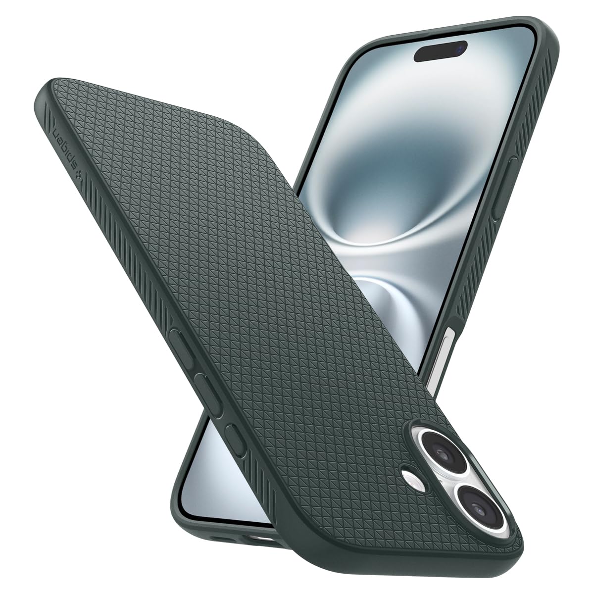 Spigen Liquid Air Case Compatible with iPhone 16 - Abyss Green