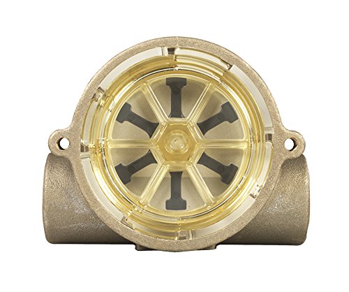 Gems Sensors 165075BSPP Rotorflow RFO, Pulsed Output Flow Sensor (20-190 Hz), Stainless Steel, 15 to 75 l/m (6 to 45 l/m with Low Flow Adaptor), 1/2" BSP