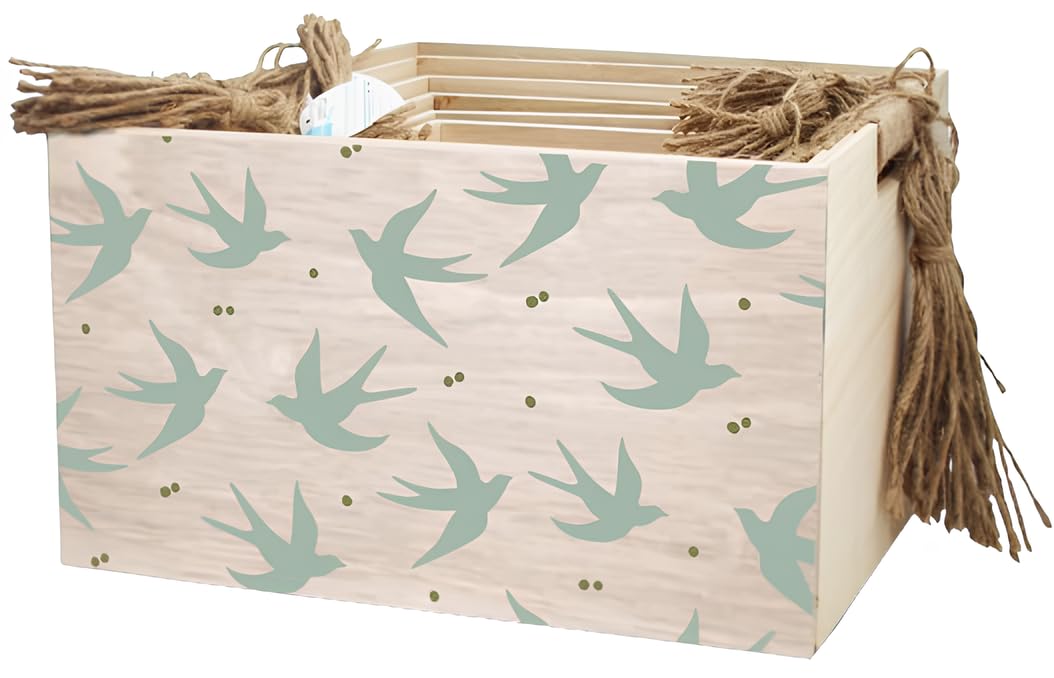 FORNOR 25155 WOOD BOX GOLONDRINA X6 25x15x12cm/