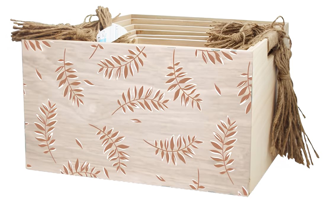 FORNOR 25156 HELECHO WOOD BOX X6 25x15x12cm/40x