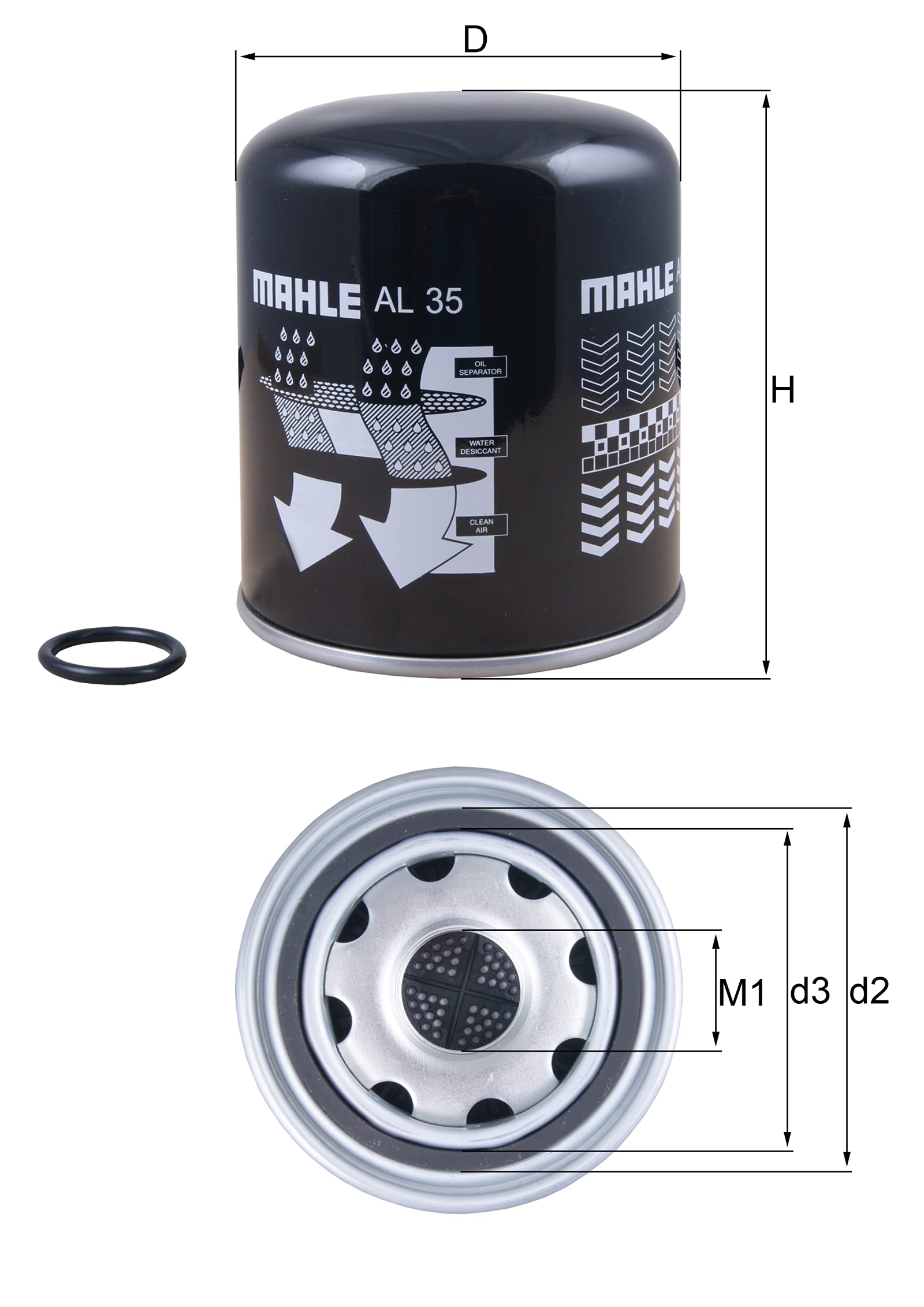 MAHLE AL 35 Air drying cartridge
