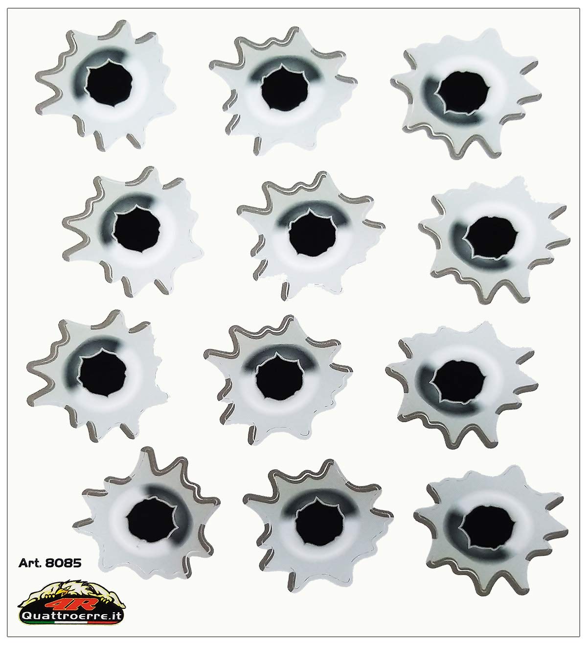 Sticker Bullet Holes Tab 14 x 16 cm