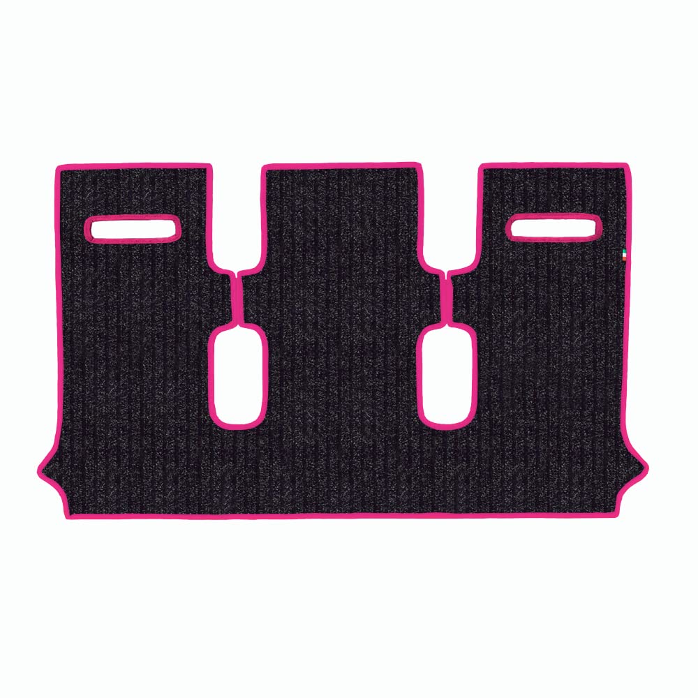 Floor Mat Set for Mercedes Axor 2005 Onwards Fibre Floor Anthracite and Fuchsia
