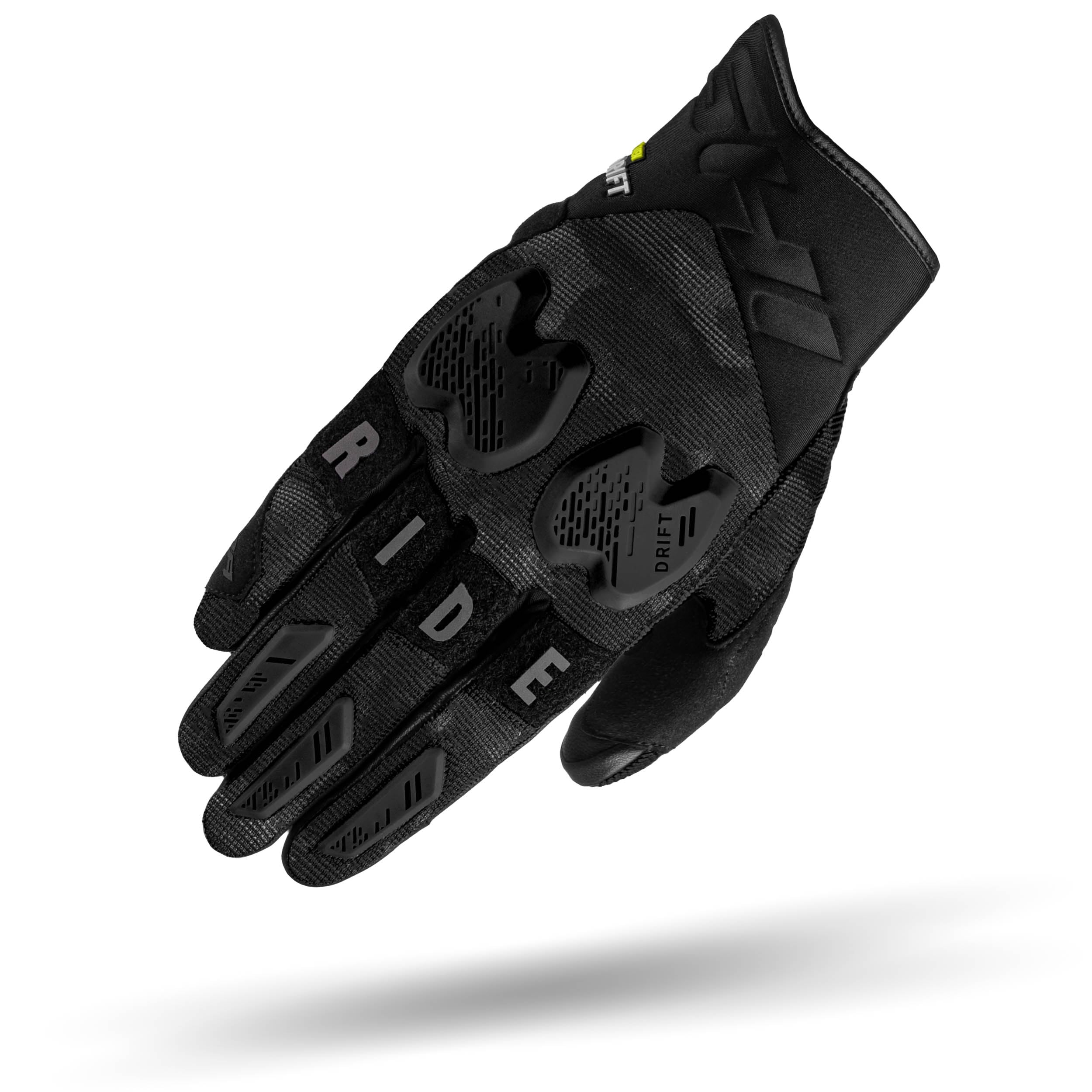 SHIMA DRIFT GLV Motorbike Gloves Men Leather Long Summer Biker Armoured Protectors Motorcycle Perforated Ventilated Reinforced Touchscreen Motorsport Glove Racing Motorbikes (Mens, Camo, 3XL)