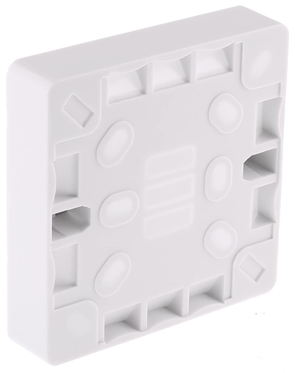 RS PRO Cable Entry 1 Gang 86.6 mm 16 mm 86.6 mm 86.6 mm White