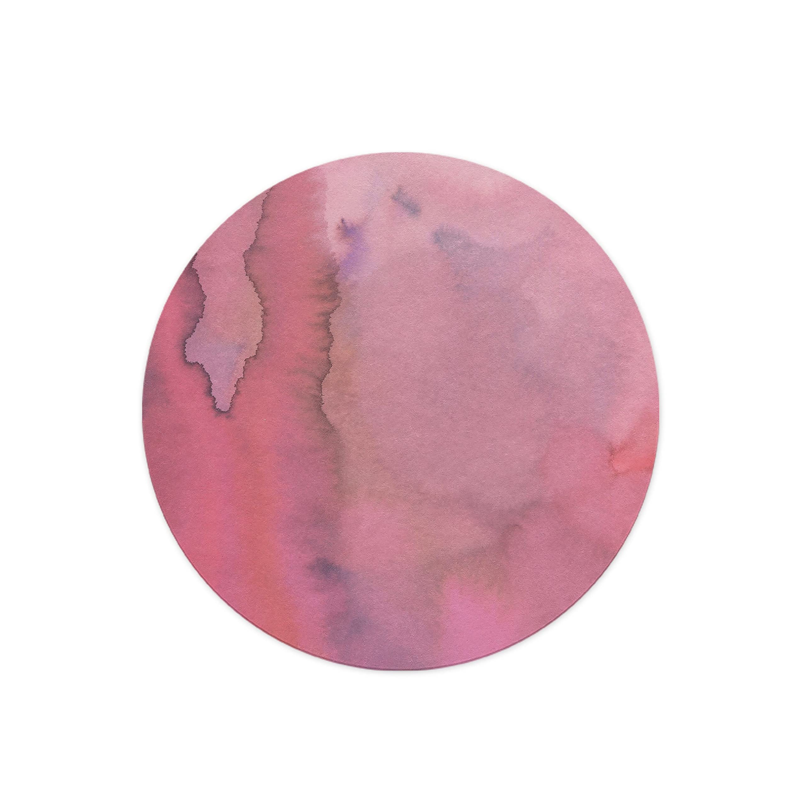 Questo Casa, Round Digital Printed Mouse Pad, Non-Slip Base, for Office and Home, Diameter:22cm