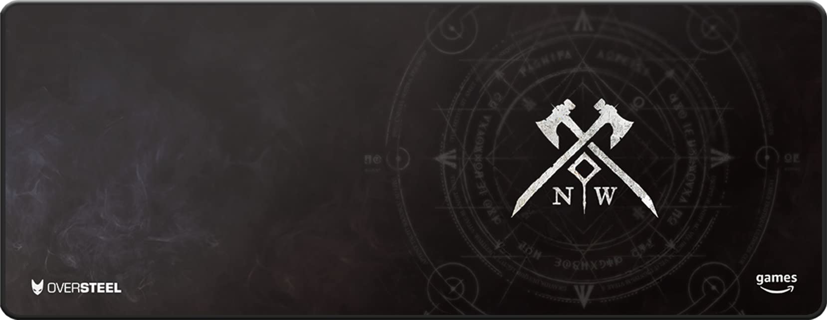 Oversteel - AETERNUM Gaming PC mouse pad, Size XL (900x350x4 mm), New World Edition