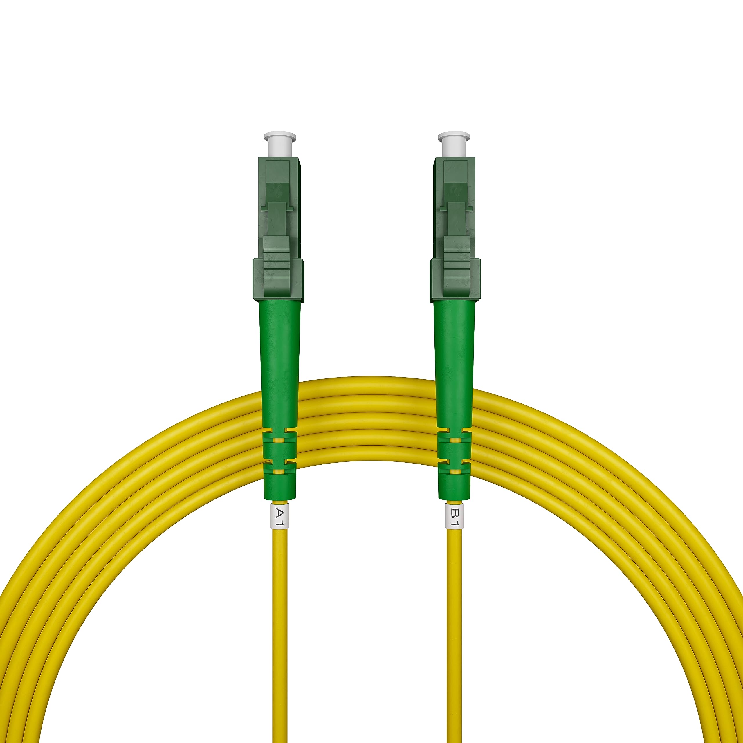 Nexinex OS2 Fibre Optic Patch Cable - LC/LC (7 m) | Simplex Singlemode FTTH Fibre Optic Patch Cable