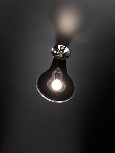 Selene Flat Ceiling Light 42 W, Black