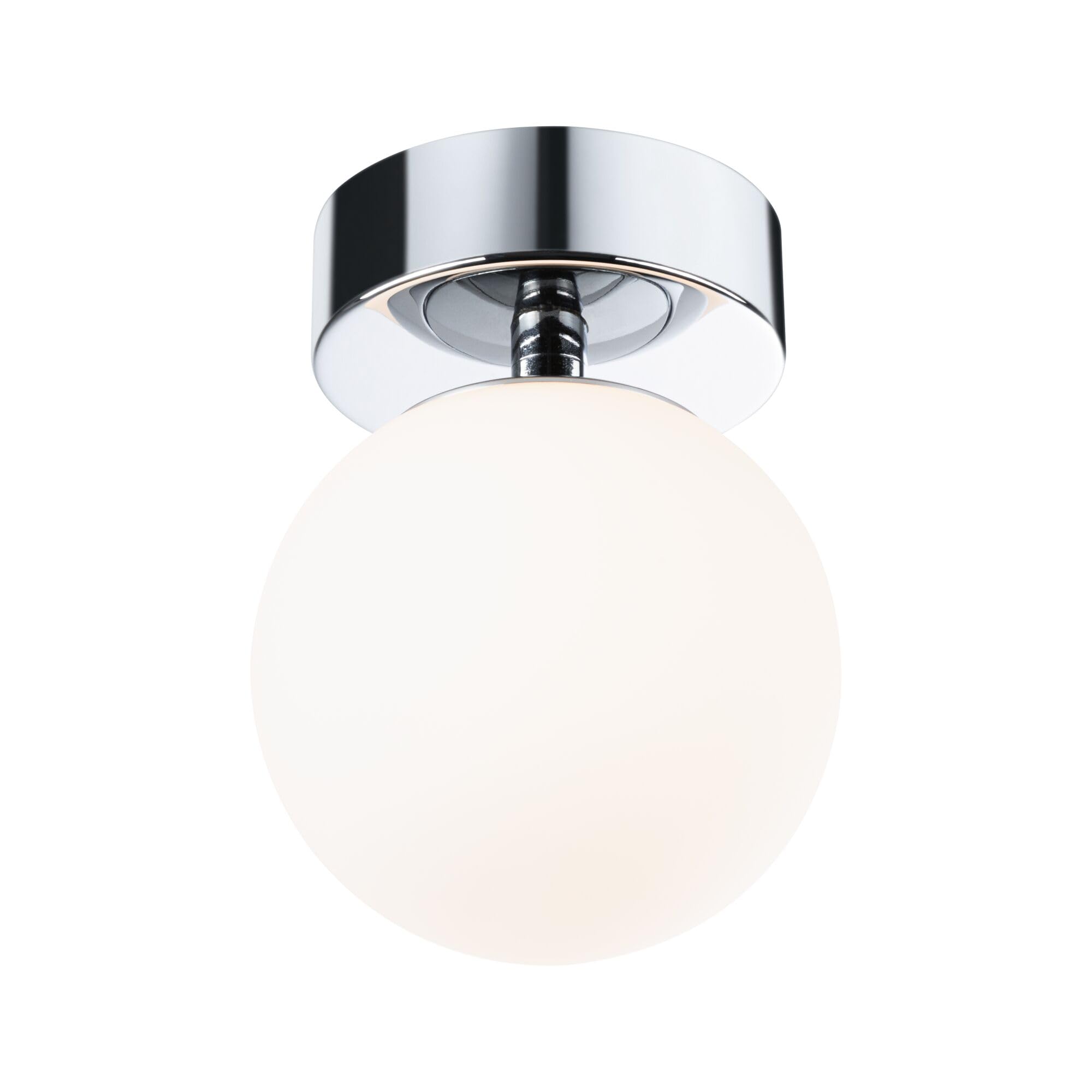 Paulmann 71064 LED Ceiling luminaire Selection Bathroom Gove IP44 3000 K 400lm 230V 5W Chrome, Satin Bathroom luminaire